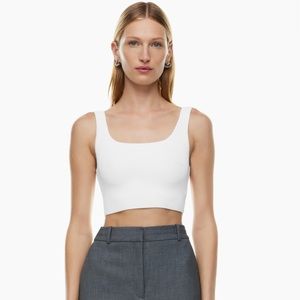 Aritzia- Babaton square neck sculpt knit tank